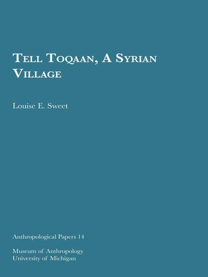 cover image of Tell Toqaan, a Syrian Village